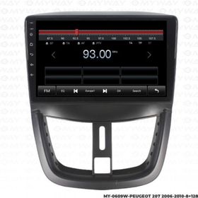 Myway Peugeot 207 8 GB Ram 128 GB HDD Android Multimedya Carplay Navigasyon Ekran