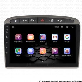 Myway Peugeot 308-408 8 GB Ram 128 GB HDD Android Multimedya Carplay Navigasyon Ekran