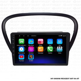 Myway Peugeot 607 Android 12 Kablosuz Carplay Navigasyon Multimedya Ekran Teyp