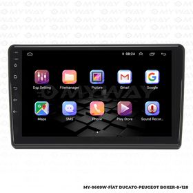 Myway Peugeot Boxer 8 GB Ram 128 GB HDD Android Multimedya Carplay Navigasyon Ekran