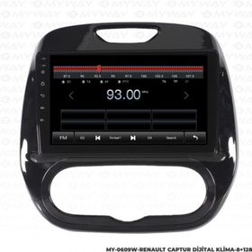 Myway Renault Captur 8 GB Ram 128 GB HDD Android Multimedya Carplay Navigasyon Ekran