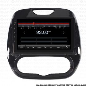 Myway Renault Captur 8 GB Ram 128 GB HDD Android Multimedya Carplay Navigasyon Ekran