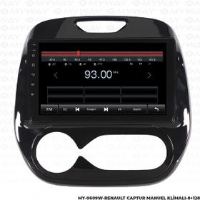 Myway Renault Captur 8 GB Ram 128 GB HDD Android Multimedya Carplay Navigasyon Ekran