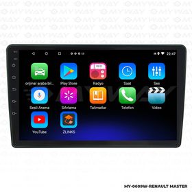 Myway Renault Master Android 12 Kablosuz Carplay Navigasyon Multimedya Ekran Teyp