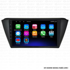 Myway Skoda Fabia Android 12 Multimedya Kablosuz Carplay Navigasyon Ekran