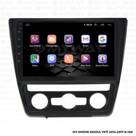 Myway Skoda Yeti 4 GB Ram Android Multimedya Carplay Navigasyon Ekran