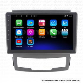 Myway Ssangyong Kyron Android 12 Multimedya Kablosuz Carplay Navigasyon Ekran