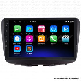 Myway Suzuki Baleno Android 12 Kablosuz Carplay Navigasyon Multimedya Ekran Teyp