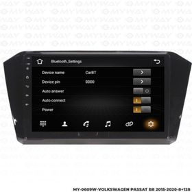 Myway VW Passat B8 8 GB Ram 128 GB HDD Android Multimedya Carplay Navigasyon Ekran