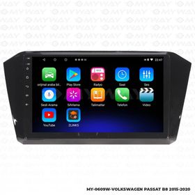 Myway VW Passat B8 Android 12 Multimedya Kablosuz Carplay Navigasyon Ekran