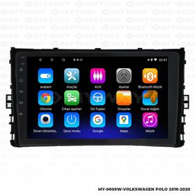 Myway VW Polo 0609W Android 12 Kablosuz Carplay Navigasyon Multimedya Ekran Teyp