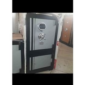 MyWondry 85 cm Şifreli Siyah Gri Çelik Para Kasası