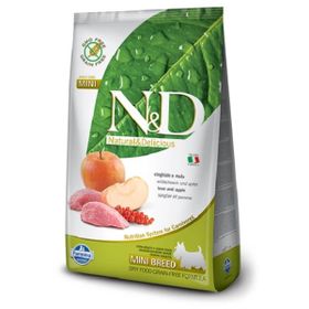 N & D 2.5 kg Mini Yaban Domuzu Elmalı ve Balkabaklı Tahılsız Yetişkin Köpek Maması