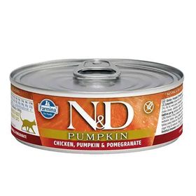 N & D 2086 80 gr Pumpkin Balkabaklı Tavuk Etli ve Narlı Kedi Konservesi