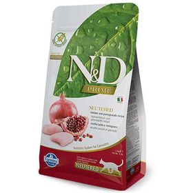 N & D Prime 5 kg Tahılsız Tavuklu ve Narlı Kısırlaştırılmış Kedi Maması