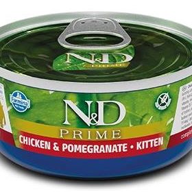 N & D Prime Tahılsız Tavuk ve Nar 80 gr Yavru Yaş Kedi Konservesi