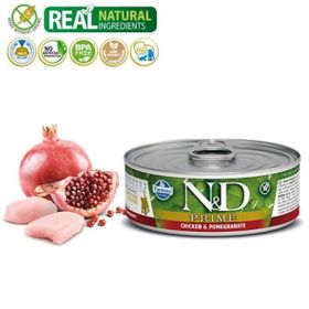 N & D Prime Tahılsız Tavuk ve Nar 80 gr Yavru Yaş Kedi Konservesi