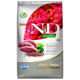 N & D Quinoa Kısırlaştırılmış Ördek Brokoli Ve Kuşkonmazlı 5 kg Yetişkin Kedi Maması