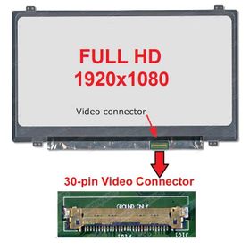N140BGA-EB2 14 inç Slim 30Pin Uyumlu LCD Ekran Panel