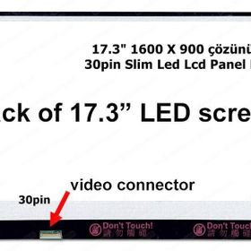 N173FGA-E34 17.3 Uyumlu LCD Ekran