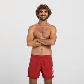Nabaiji Basic 100 Kırmızı Erkek Havuz Şortu