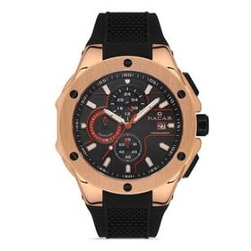 Nacar NC34-29B554-RBS1 Siyah Gold Erkek Saat