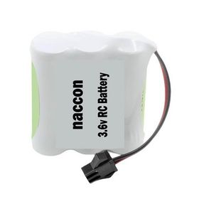 Naccon 3.6 V 1100 Mah Siyah Soketli Şarjlı Oyuncak AA Kalem Pil