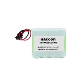 Naccon 4.8 V 1100 Mah Siyah Soketli Şarjlı Oyuncak AA Kalem Pil