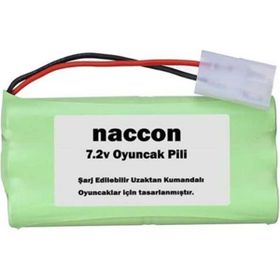 Naccon 7.2 V 1000 Mah Ucuca Tamiya Soketli Şarjlı Oyuncak 6'lı AA Kalem Pil
