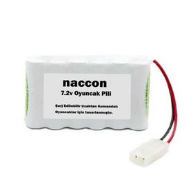 Naccon 7.2 V 1100 Mah Tamiya Soketli Şarjlı Oyuncak AA Kalem Pil