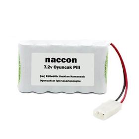Naccon 7.2 V 1100 Mah Tamiya Soketli Şarjlı Oyuncak AA Kalem Pil
