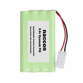 Naccon 9.6 V 1100 Mah Tamiya Soketli Şarjlı Oyuncak AA Kalem Pil