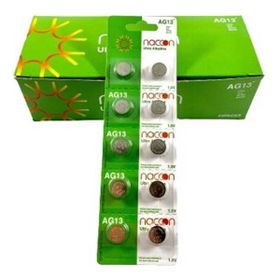 Naccon AG13 V13GA G13A 13GA PX76A PX675A 157 GPA76 KA76 KA L1154 LR1154 A76 10'lu Ambalaj Düğme Pil