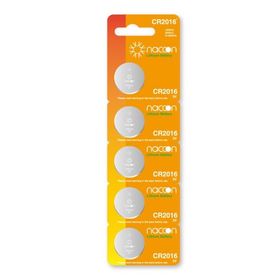 Naccon CR2016 3V Lithium Pil 5'li Blister Pil