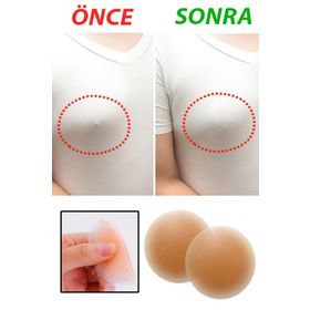 Nactumu Gizleyici Bant Aparat Nipple Pad Silikon Göğüs Ucu Kapatıcı