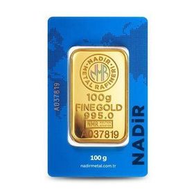 Nadir 100 gr 995 24 Ayar Külçe Altın