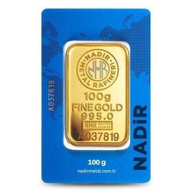 Nadir 100 gr 995 24 Ayar Külçe Altın
