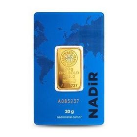 Nadir 20 gr 995 24 Ayar Külçe Altın