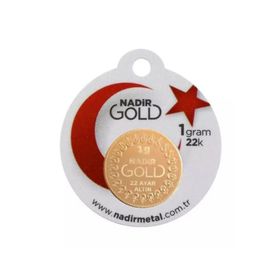 Nadir Gold 1 gr 22 Ayar Gram Külçe Altın