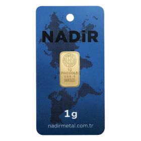 Nadir Gold 1 gr 24 Ayar Dikdörtgen Gram Altın