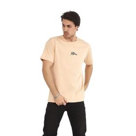 Naglita 118 Los Angeles Oversize Bej Erkek T-Shirt