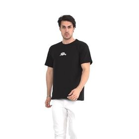 Naglita 118 Los Angeles Oversize Siyah Erkek T-Shirt