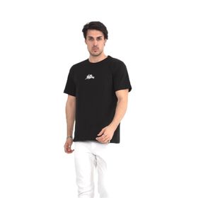 Naglita 118 Los Angeles Oversize Siyah Erkek T-Shirt