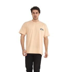 Naglita 118 New York Oversize Bej Erkek T-Shirt