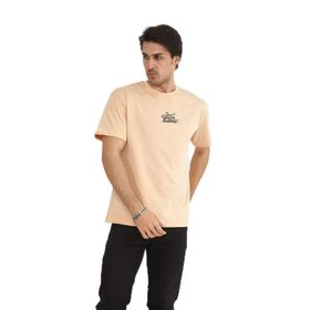 Naglita 118 Wild Oversize Bej Erkek T-Shirt
