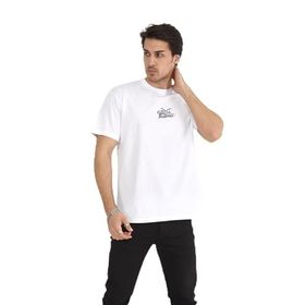 Naglita 118 Wild Oversize Beyaz Erkek T-Shirt