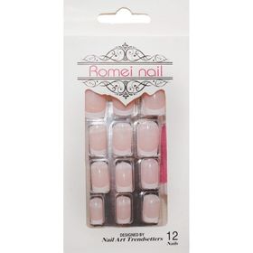 Nail 12'li French Pembe Takma Tırnak