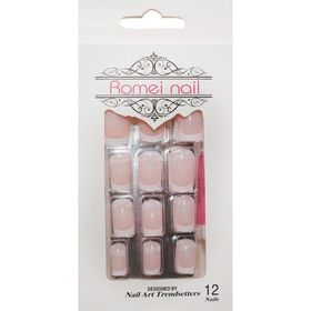 Nail 12'li French Pembe Takma Tırnak