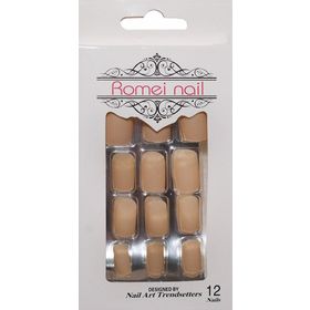 Nail 12'li Mat Nude Takma Tırnak