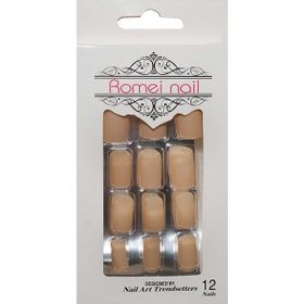Nail 12'li Mat Nude Takma Tırnak